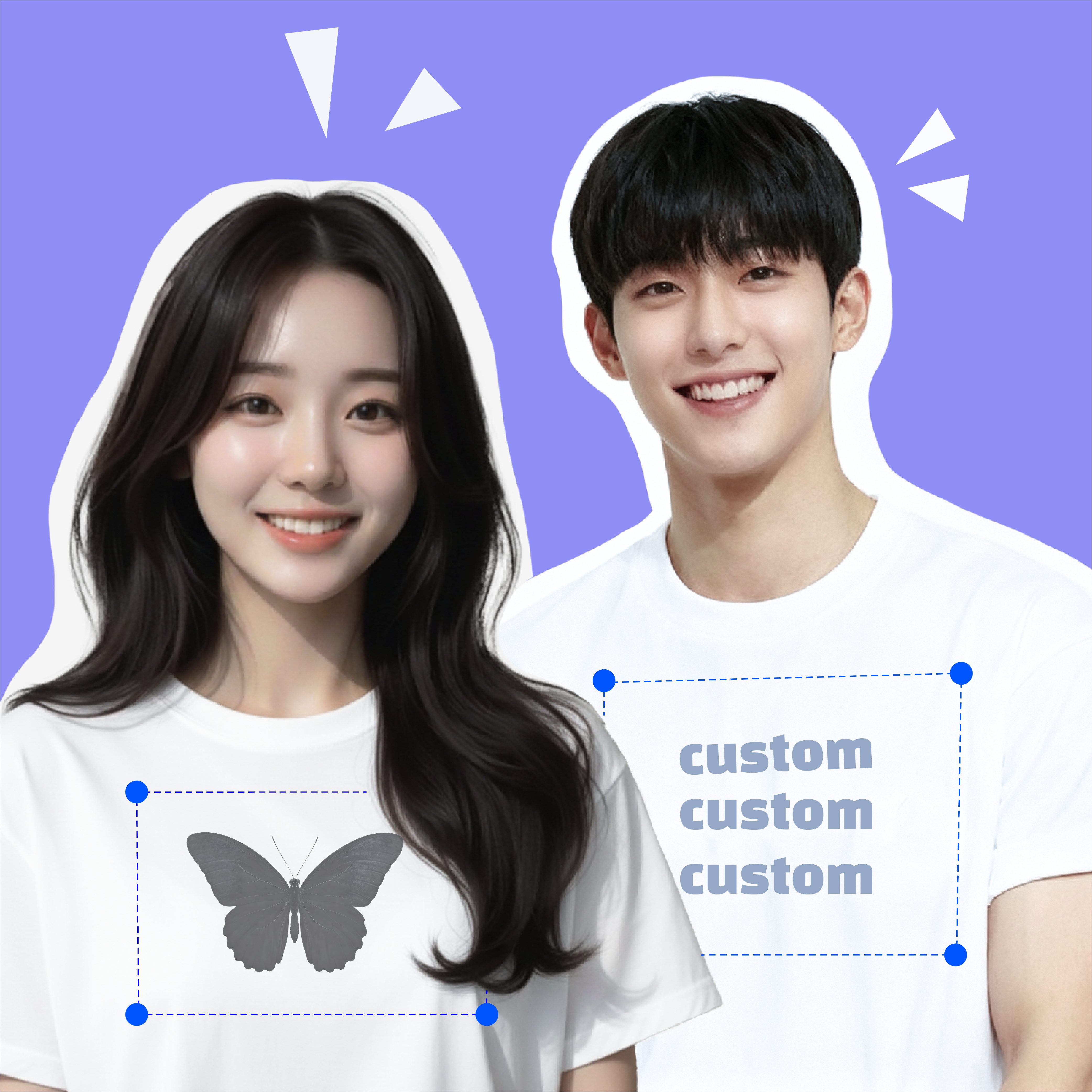 기능성 쿨티 코튼터치 반팔티(승화전사)